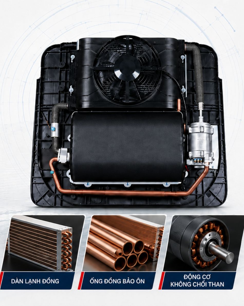 Cấu tạo bên trong Voltic ECO