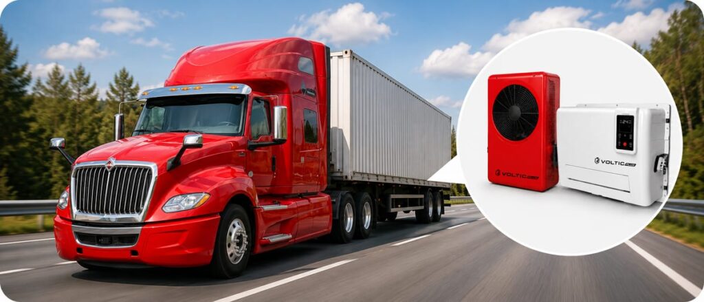 Điều hòa xe tải kiểu dàn nóng dàn lạnh tách rời