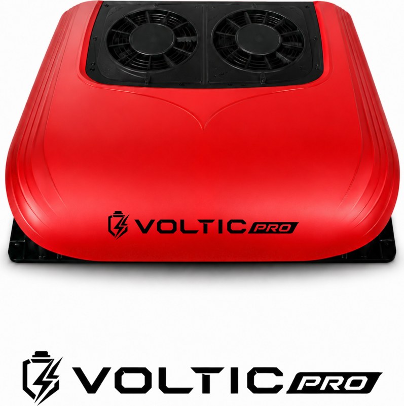 Điều hòa VOLTIC PRO hai quạt cho xe đầu kéo