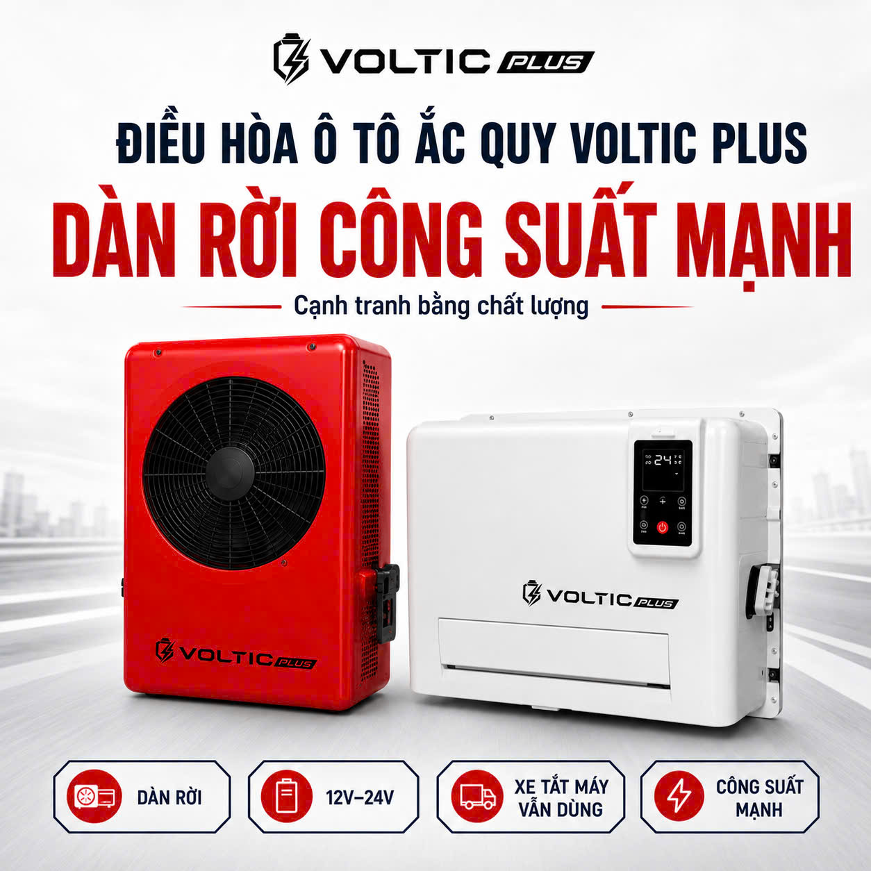 Điều hòa treo sau cabin / backpack